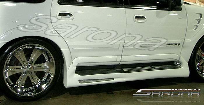 Custom Lincoln Navigator  Sedan Side Skirts (2000 - 2002) - $490.00 (Part #LC-003-SS)